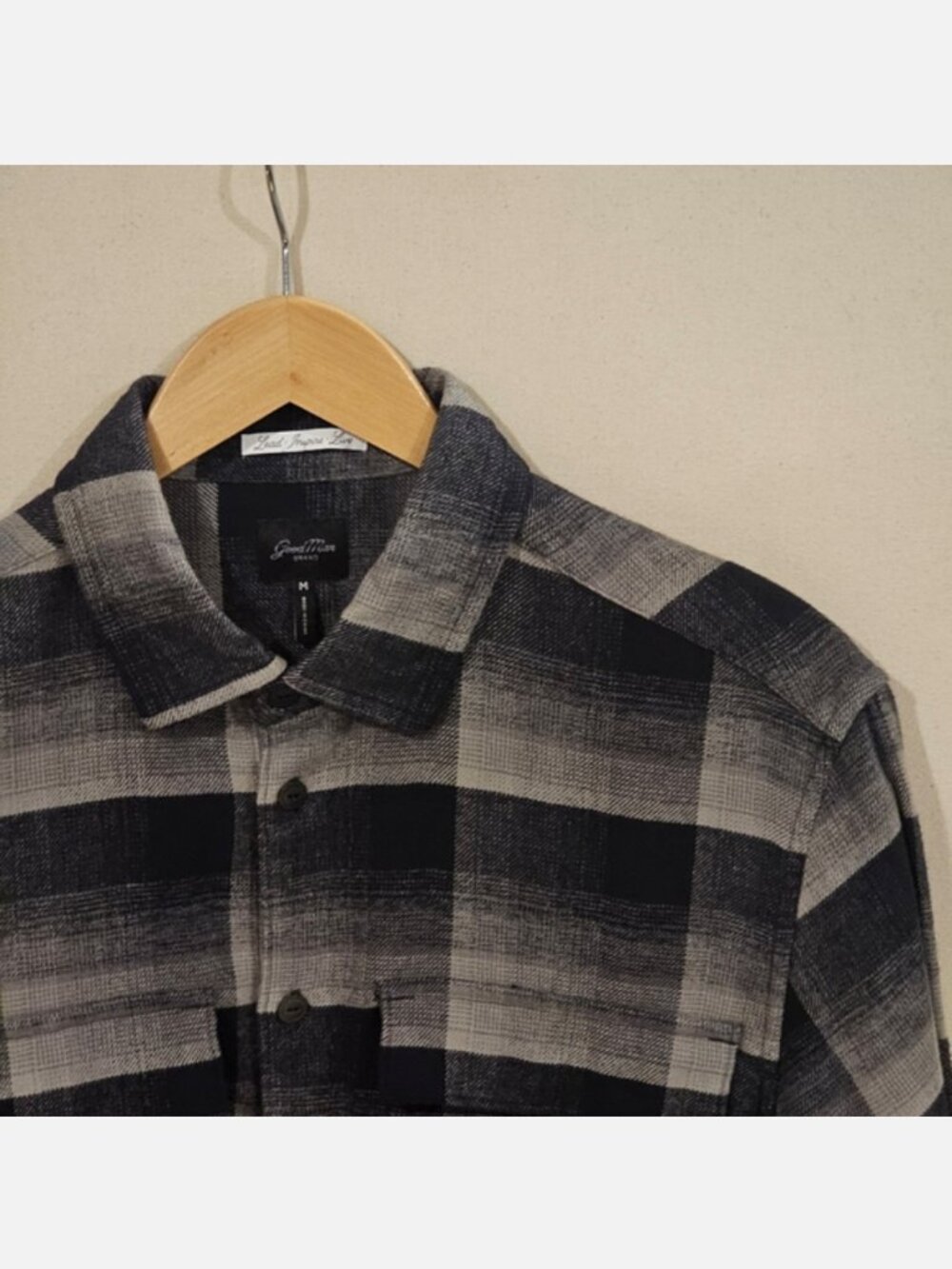 Good Man Brand Flannel Button Down Shirt M